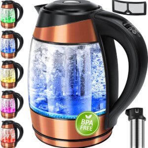 KESSER® 1.8L Electric Kettle 2200W Glass Kettle Stainless Steel