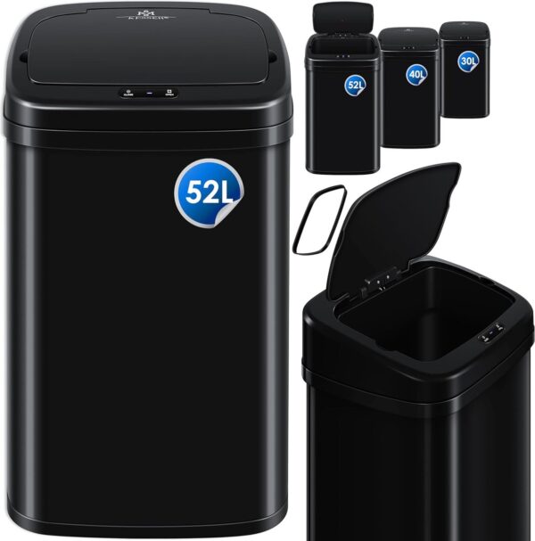 KESSER® 52L Sensor Bin – Automatic Stainless Steel