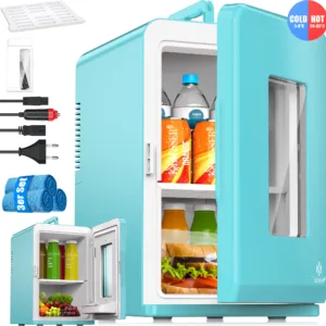 KESSER® 2-in-1 Mini Fridge 15L – Portable Cooler & Warmer with AC/DC (220–240V / 12V)