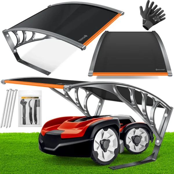 KESSER® Robotic Lawnmower Garage – Weatherproof Roof Canopy Carport for Lawn Robot / Automower