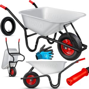 Wheelbarrow 100L with pneumatic tire – max. 250kg load capacity