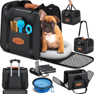 LOVPET® 2in1 Pet Travel Box & Bag – With Cushion, Bowl & Bags