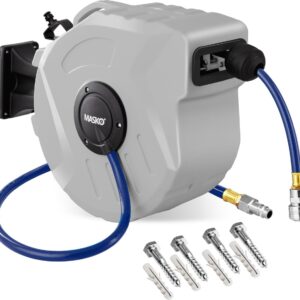 MASKO® Automatic Air Hose Reel – 1/4" Wall Mount