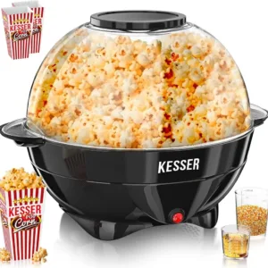 KESSER® Popcorn Maker 800W – 5.5L | Non-Stick, Quiet & Fast