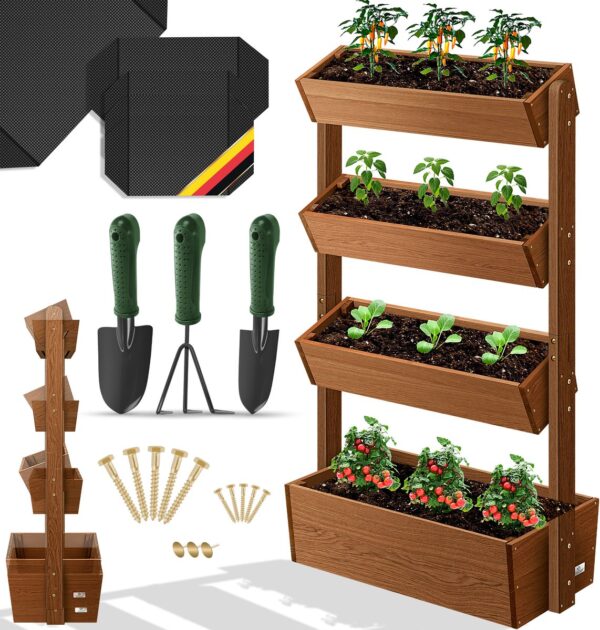 KESSER® Vertical Garden Planter – 4-Tier Growing Box