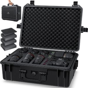 KESSER® Camera Bag – Size L – Protective Case with Foam Insert