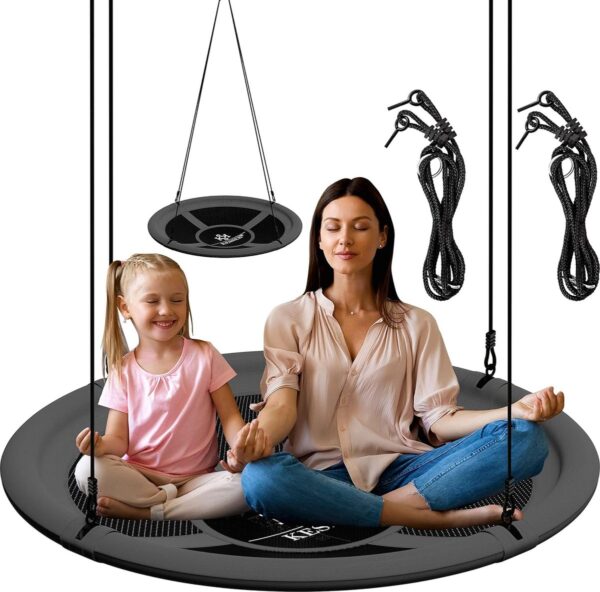KESSER® Nest Swing 120 cm – Round Adjustable Swing