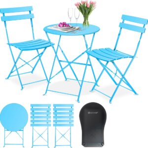 KESSER® 3-Piece Bistro Set – Folding Table with 2 Chairs