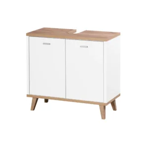 خزانة تحت الحوض بتصميم عصري – 60 × 55 × 28 سم