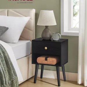 طاولات جانبية للسرير – طقم قطعتين مع درج تخزين (LET855B56)