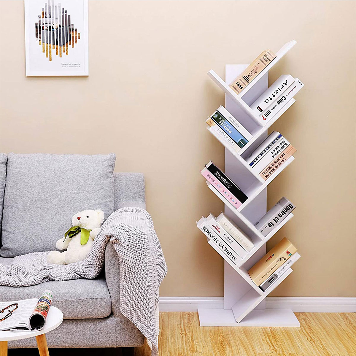 βιβλιοθήκη-με-8-ράφια-50x25x1415-vasagle-lbc11wtv1