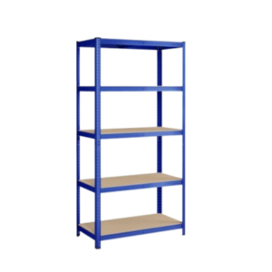 رف تخزين ثقيل التحمل من – 5 مستويات قابلة للتعديل – 50 × 100 × 200 سم – أزرق