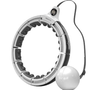 عجلة هولا هووب ذكية – مع عداد ، كرة وزن جاذبية، 16 قطعة قابلة للتعديل، مع أنابيب تدليك للبالغين