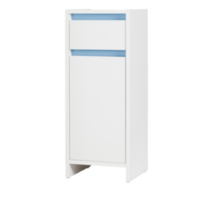 خزانة جانبية للحمام موديل مع باب ودرج