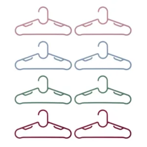 مجموعة من علاقات ملابس الأطفال، 8 قطع