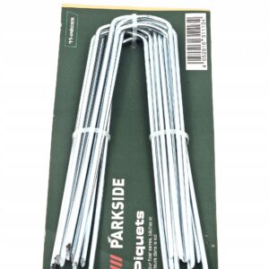 دبابيس لتثبيت الأنفاق الزراعية المصنوعة من المنسوجات ورقائق الحدائق (11 قطعة)