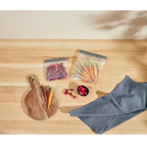 مجموعة من أكياس قابلة لإعادة الإغلاق بسحاب