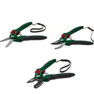 طقم مقصات حديقة Parkside – 3 قطع (سندان / باي باس / متعدد الاستخدامات)