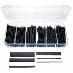 طقم أنابيب انكماش حراري سوداء PARKSIDE – 127 قطعة