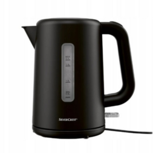 غلاية كهربائية SilverCrest C3 – 3000 واط، 1.7 لتر، أسود