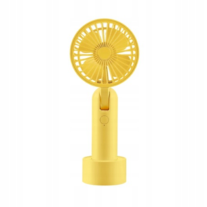 مروحة يدوية صغيرة قابلة للشحن SILVERCREST SHV 3.7 B1 – أصفر