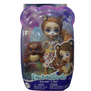 دمية Enchantimals بيكسي بير وبيدي – Mattel 2019