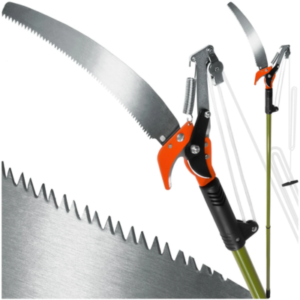 منشار تلسكوبي وفروع Tectake – مقص وفأس تلسكوبي للأغصان – أخضر