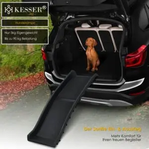 KESSER® Dog ramp / gangplank / dog ramp dog stairs dog car ramp foldable for pets