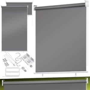KESSER® Vertical Balcony Awning – 160x240 cm – Privacy Screen & Sunshade – Weather-Resistant Side Blind