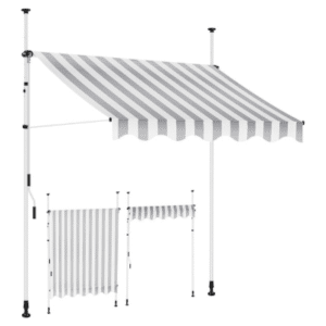 KESSER® Sunshade 200x180 cm Awning manually extendable 200cm