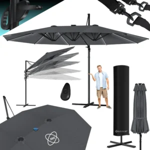 KESSER® Double Parasol 4.6×2.7m